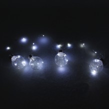 Guirnalda de bombillas transparentes