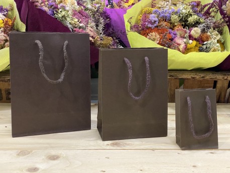 Bolsas cart&oacute;n chocolate