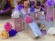 Miniaturas de ferfume con rosa de jabón