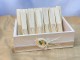 Conjunto de abanicos con caja