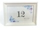 Meseros personalizados con diseño floral
