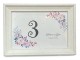 Meseros personalizados con diseño floral