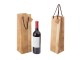 Bolsa para botella diseño madera