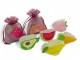 Pinzas para el pelo frutas
