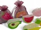 Pinzas para el pelo frutas