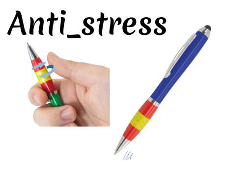 Bol&iacute;grafo anti-stress giratorio