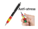 Bolígrafo anti-stress giratorio bandera de España