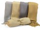 Pashmina para invitadas de boda en tonos neutros con flecos decorativos