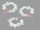 Diadema flores blancas con luz LED para bodas y fiestas – Eventos VP