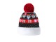 Pack gorros Navidad LED con pom pom
