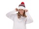 Pack gorros Navidad LED con pom pom