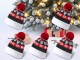Pack gorros Navidad LED con pom pom