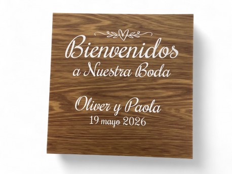 Cartel con vinilo personalizado