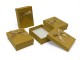 Cajas de cartón alta calidad colores con lazo de raso y almohadilla interior, ideales para regalos y bisutería, pack de 12 unida