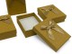Cajas de cartón alta calidad colores con lazo de raso y almohadilla interior, ideales para regalos y bisutería, pack de 12 unida