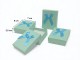 Cajas de cartón alta calidad colores con lazo de raso y almohadilla interior, ideales para regalos y bisutería, pack de 12 unida