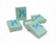 Cajas de cartón alta calidad colores con lazo de raso y almohadilla interior, ideales para regalos y bisutería, pack de 12 unida