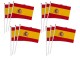 Pack de 20 banderas de España con mástil