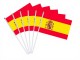 Pack de 20 banderas de España con mástil
