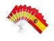 Pack de 20 banderas de España con mástil
