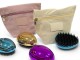 Neceser de pana con cepillo compacto en colores surtidos para detalles de boda