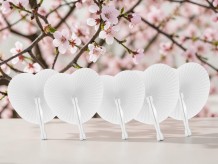 50 pay pays plegables corazón de papel